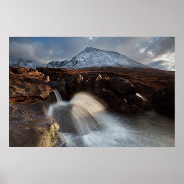 Póster Glen Brittle. Piscina de hadas. (Frente)