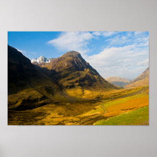 Póster Glen Coe, Poster de Escocia