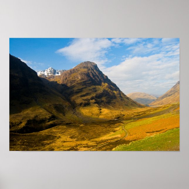 Póster Glen Coe, Poster de Escocia (Frente)