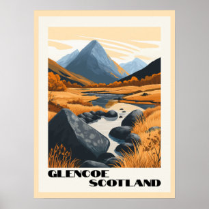 Póster Glencoe, Escocia - Impresionantes tierras altas es