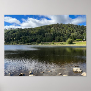 Póster Glendalaugh Lakes County Wicklow Irlanda Europa