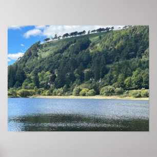 Póster Glendalaugh Lakes County Wicklow Irlanda Europa