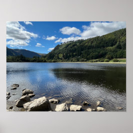 Póster Glendalaugh Lakes County Wicklow Irlanda Europa