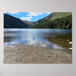Póster Glendalaugh Lakes County Wicklow Irlanda Europa
