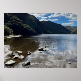 Póster Glendalaugh Lakes County Wicklow Irlanda Europa
