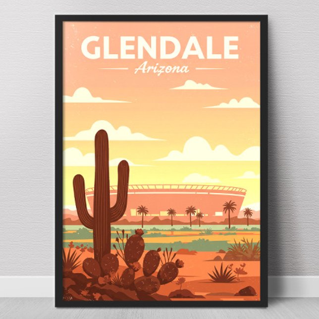 Póster Glendale Arizona Vintage (Subido por el creador)