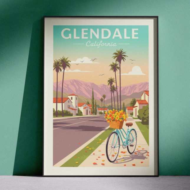 Póster Glendale California Vintage (Subido por el creador)