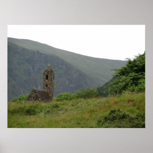 Póster Glendalough, Irlanda