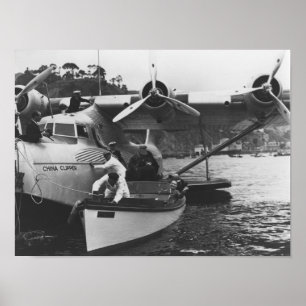 Póster Glenn Martin con China Clipper