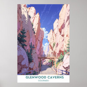 Póster Glenwood Caverns Adventure Park - Colorado