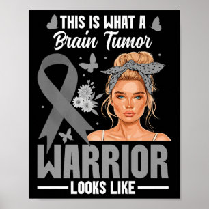 Póster Glioblastoma Sensibilización Mujeres Guerreras Tum