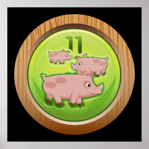 Póster Glitch Achievement porker ii