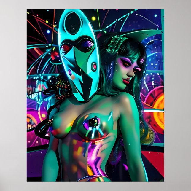 Póster Glitch Dream-Streaming the Old Gods (Frente)