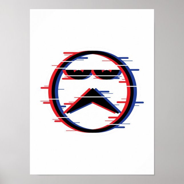 Póster Glitch Poster (Frente)