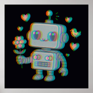 Póster Glitchbot