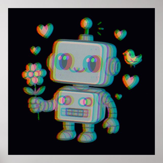 Póster Glitchbot (Frente)