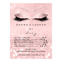 Glitter Rose Pink Makeup Eyes Lashes Price List