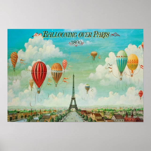 Póster Globalización sobre París (Frente)