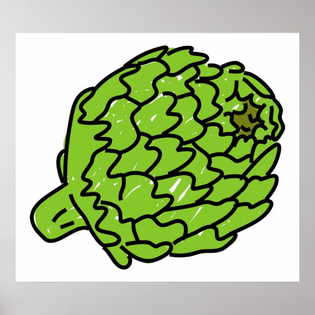 Póster Globe Artichoke (Frente)