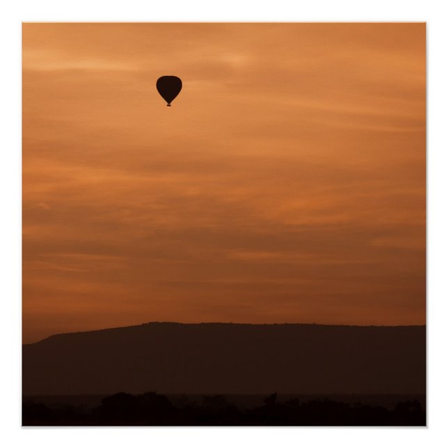 Póster Globo de aire caliente (Anverso)