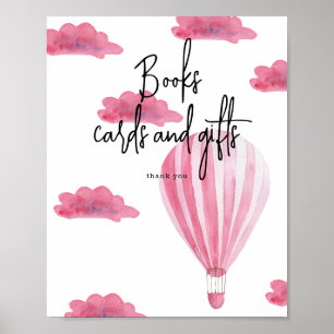 Póster Globo de aire caliente - Libros, tarjetas y regalo