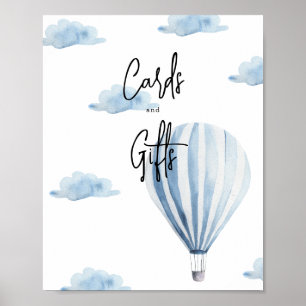 Póster Globo de aire caliente - tarjetas y regalos