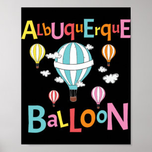 Póster Globo de Albuquerque Nuevo México Globo Aerostátic