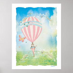 Póster Globo de color rosa parisino