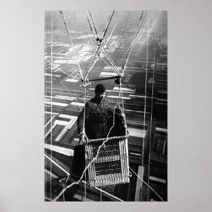 Póster Globo de observación de WWI