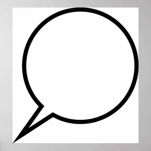 Póster Globo de voz (Frente)