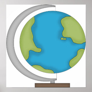 Póster Globo Mundial