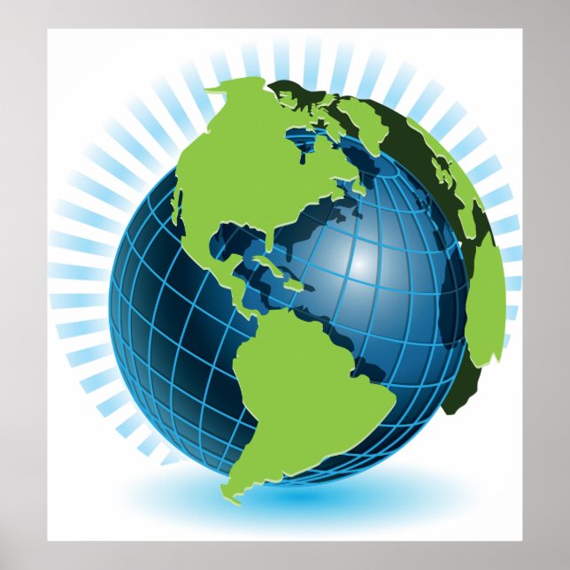 Póster Globo verde (Frente)