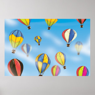Póster Globos aerostáticos