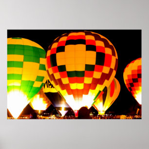 Póster Globos brillantes