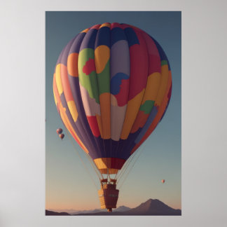 Póster Globos de aire caliente