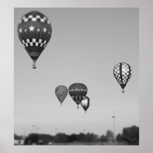 Póster Globos de aire caliente, Balloon Fest, Olathe, Kan (Frente)