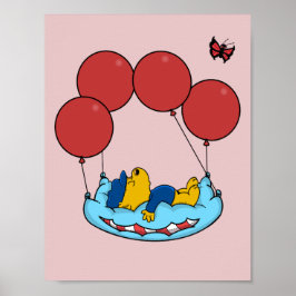 Póster Globos de almohada de Ferald