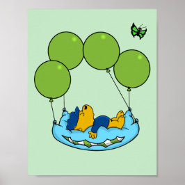 Póster Globos de almohada de Ferald