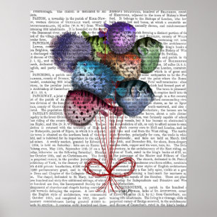 Póster Globos de peces Puffer