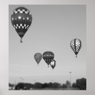 Póster Globos del aire caliente, Fest del globo, Olathe,