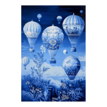 Globos flotantes de aire caliente de 1789