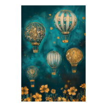 Globos flotantes de aire caliente de 1791