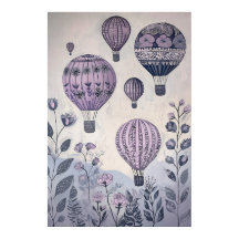 Globos flotantes de aire caliente de 1797