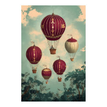 Globos flotantes de aire caliente de 1798