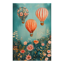 Globos flotantes de aire caliente de 1800