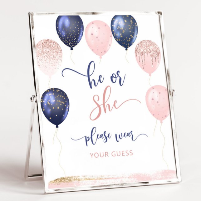Póster Globos que él o ella por favor usan tu suposición (Subido por el creador)