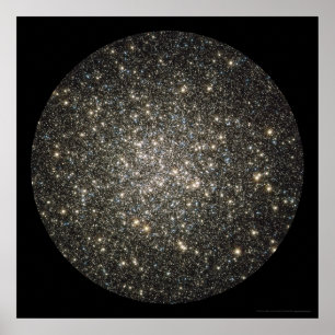 Póster Globular Cluster M13 Center 24x24 (21x21)