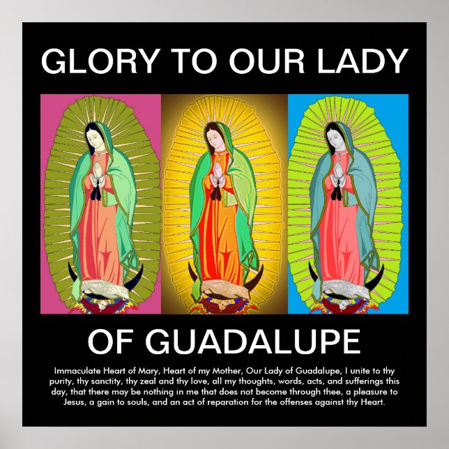 PÓSTER GLORIA A GUADALUPE (Frente)