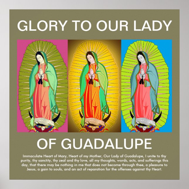 PÓSTER GLORIA A GUADALUPE (Frente)