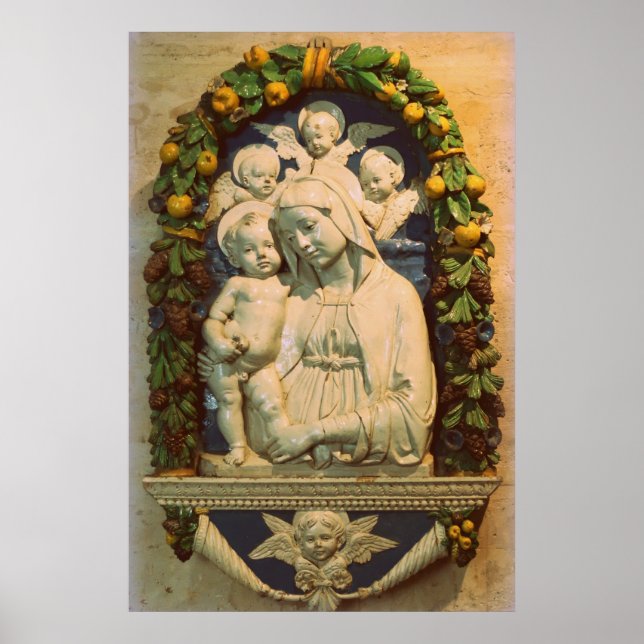 Póster gloria a jesús y maría (Frente)